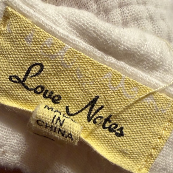 Love Notes Cream cropped Button-Down Shirt - Picture 4 of 5
